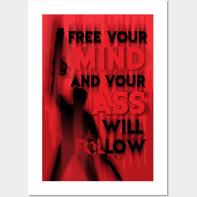 Free you mind Ash Wall Art by SquareDog